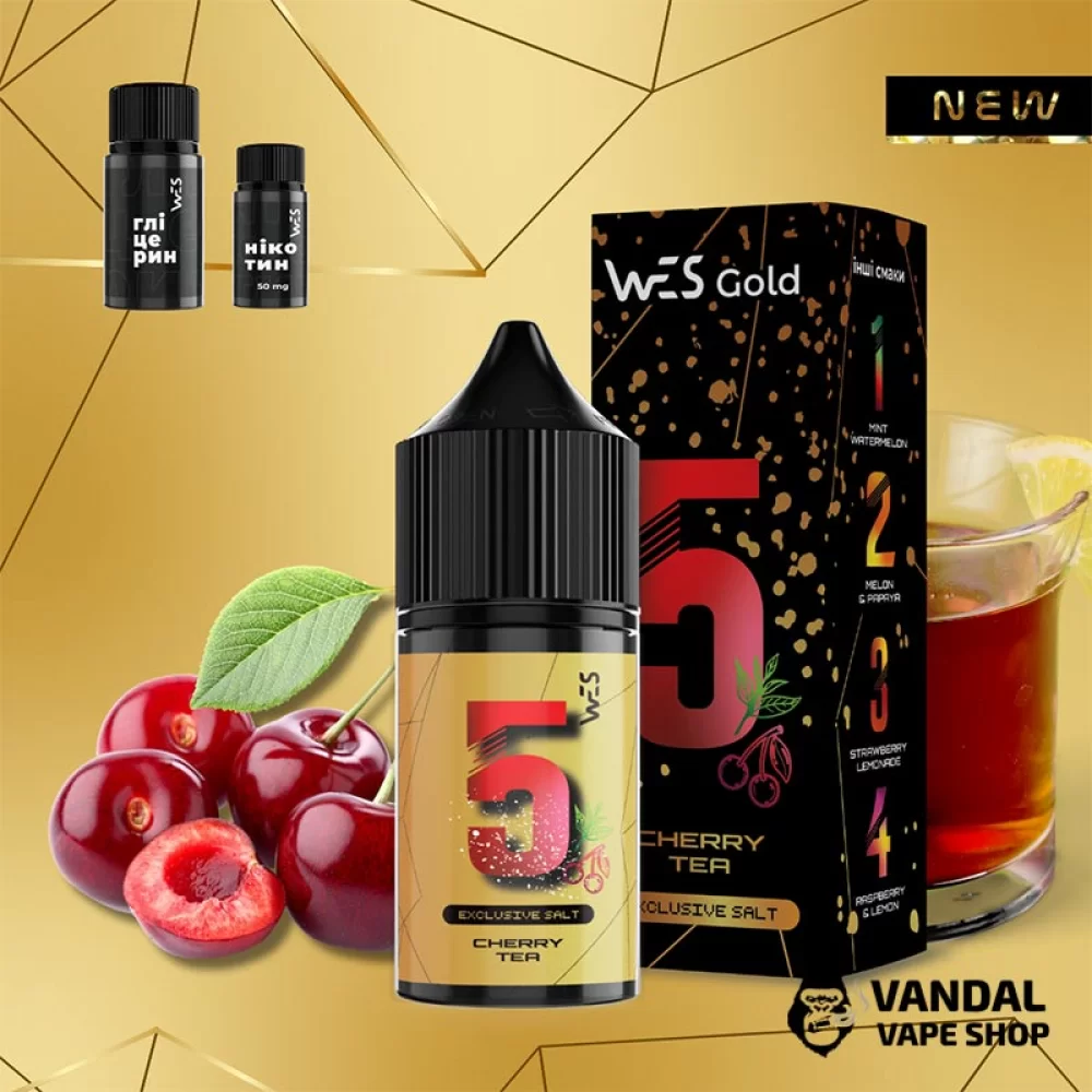 Набор для самозамеса WES Gold 30 мл 65 мг со вкусом вишневого чая