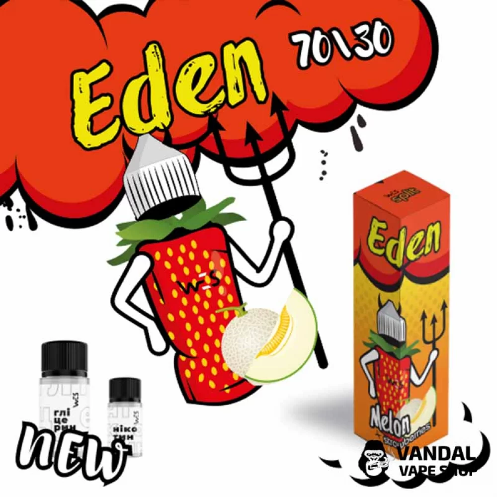 Набор для самозамеса WES Split 60 мл 6 мг мг со вкусом клубники и дыни Набор для самозамеса WES Split 60 мл 6 мг мг со вкусом клубники и дыни