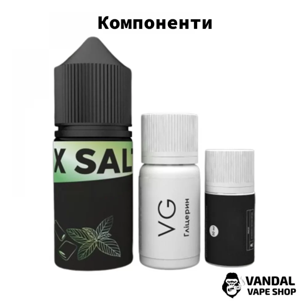 Набір для самозамісу XSalt 30 мл 65 мг зі смаком коктейлю піна колада Набір для самозамісу XSalt 30 мл 65 мг зі смаком коктейлю піна колада