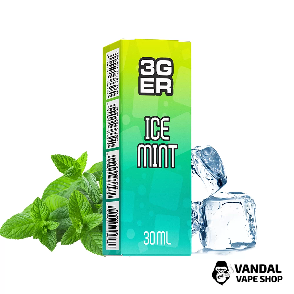 Набір для самозамісу 3Ger Salt 30 мл 50 мг зі смаком м'яти з прохолодою