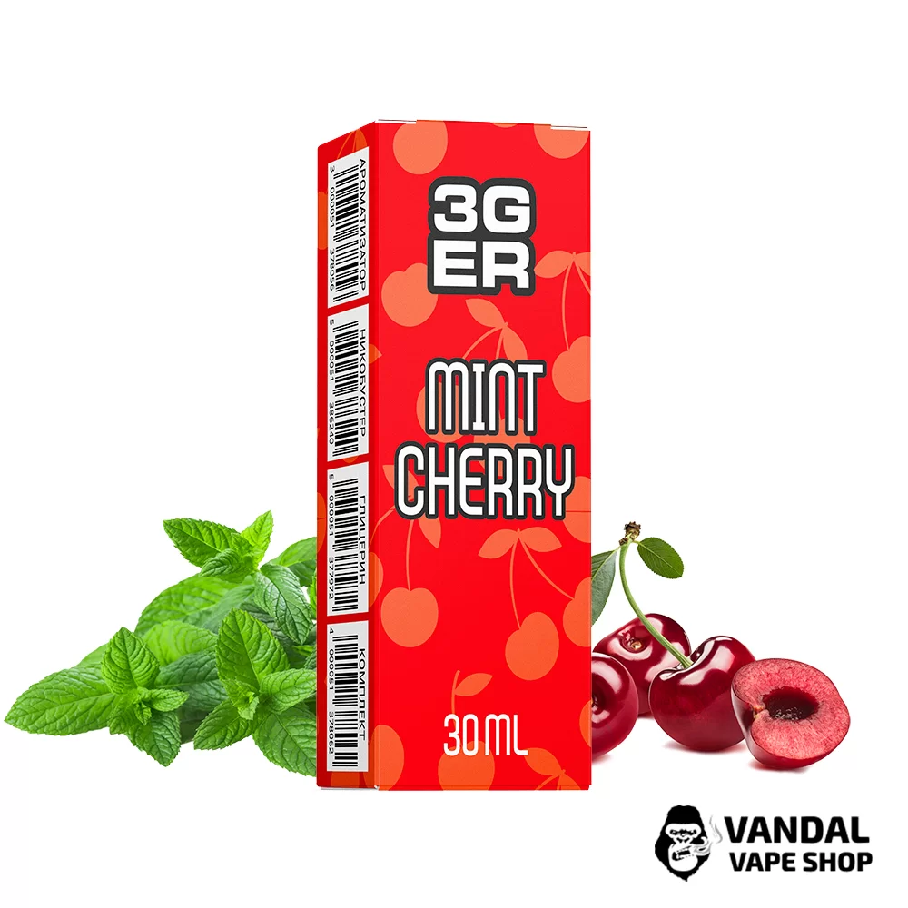 Набор для самозамеса 3Ger Salt 30 мл 30 мг со вкусом мяты и вишни Набор для самозамеса 3Ger Salt 30 мл 30 мг со вкусом мяты и вишни