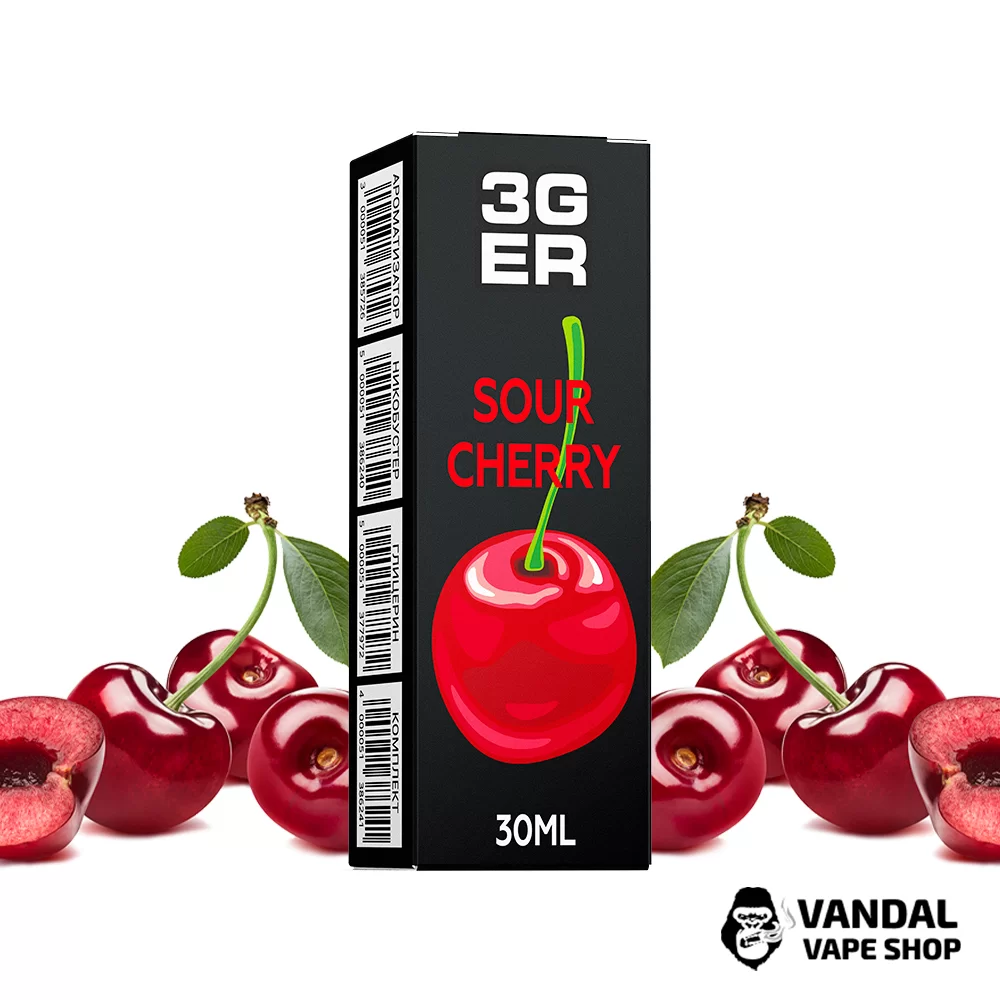 Набор для самозамеса 3Ger Salt 30 мл 30 мг со вкусом вишни