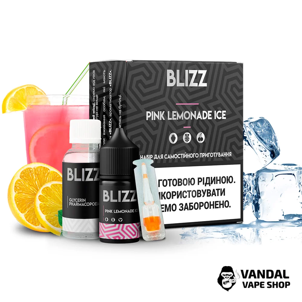 Набор для самозамеса Blizz 30 мл 25 мг со вкусом розового лимонада с холодком
