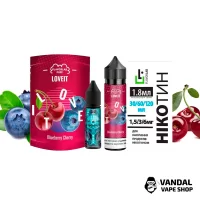Наборы для самозамеса Flavorlab Love it 60 мл 6 мг - Blueberry Cherry