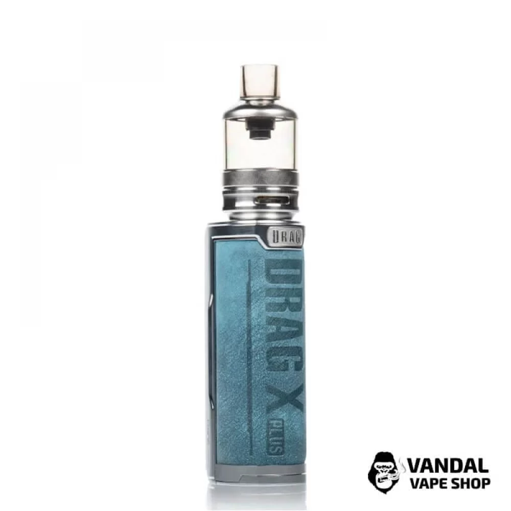 Стартовий набір VOOPOO DRAG X Plus Pod Mod Kit 100W в голубому кольорі