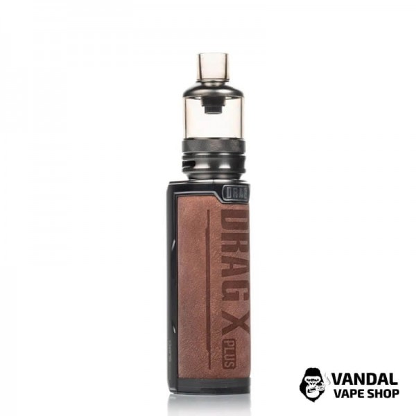 Стартовий набір VOOPOO DRAG X Plus Pod Mod Kit 100W в коричневому кольорі