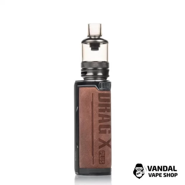 Стартовий набір VOOPOO DRAG X Plus Pod Mod Kit 100W в коричневому кольорі