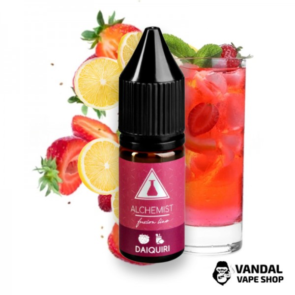 РІДИНА Alchemist FL 10 мл 35 мг  НА СОЛЬОВОМУ НІКОТИНІ зі смаком освіжаючий лимонад із полуницею та лимоном