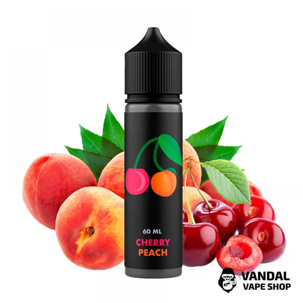 Рідина 3Ger 60 мл на органічному нікотині 3 мг зі смаком вишні та персика Рідина 3Ger 60 мл на органічному нікотині 3 мг зі смаком вишні та персика