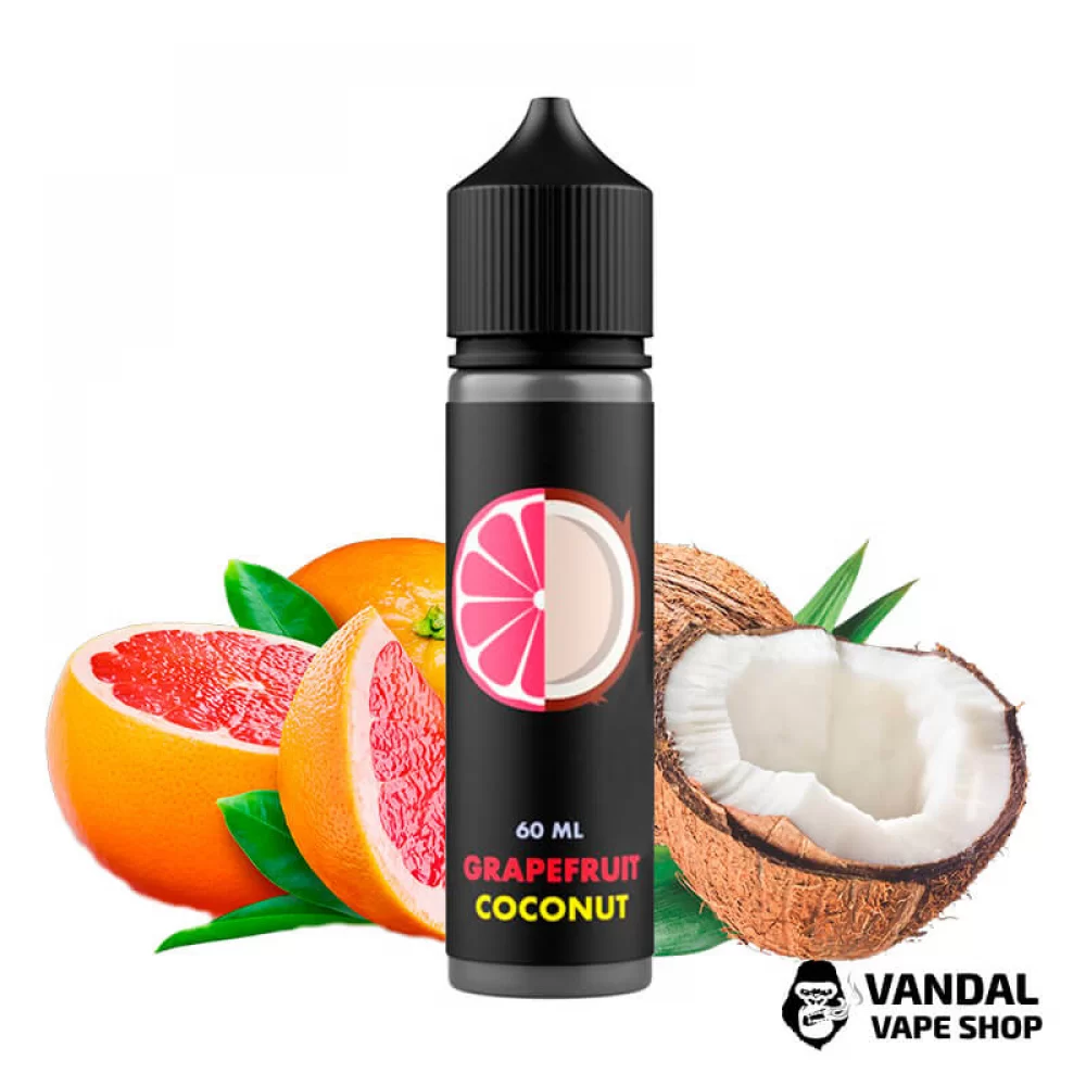 Рідина 3Ger 60 мл на органічному нікотині 6 мг зі смаком грейпфрута і кокосу