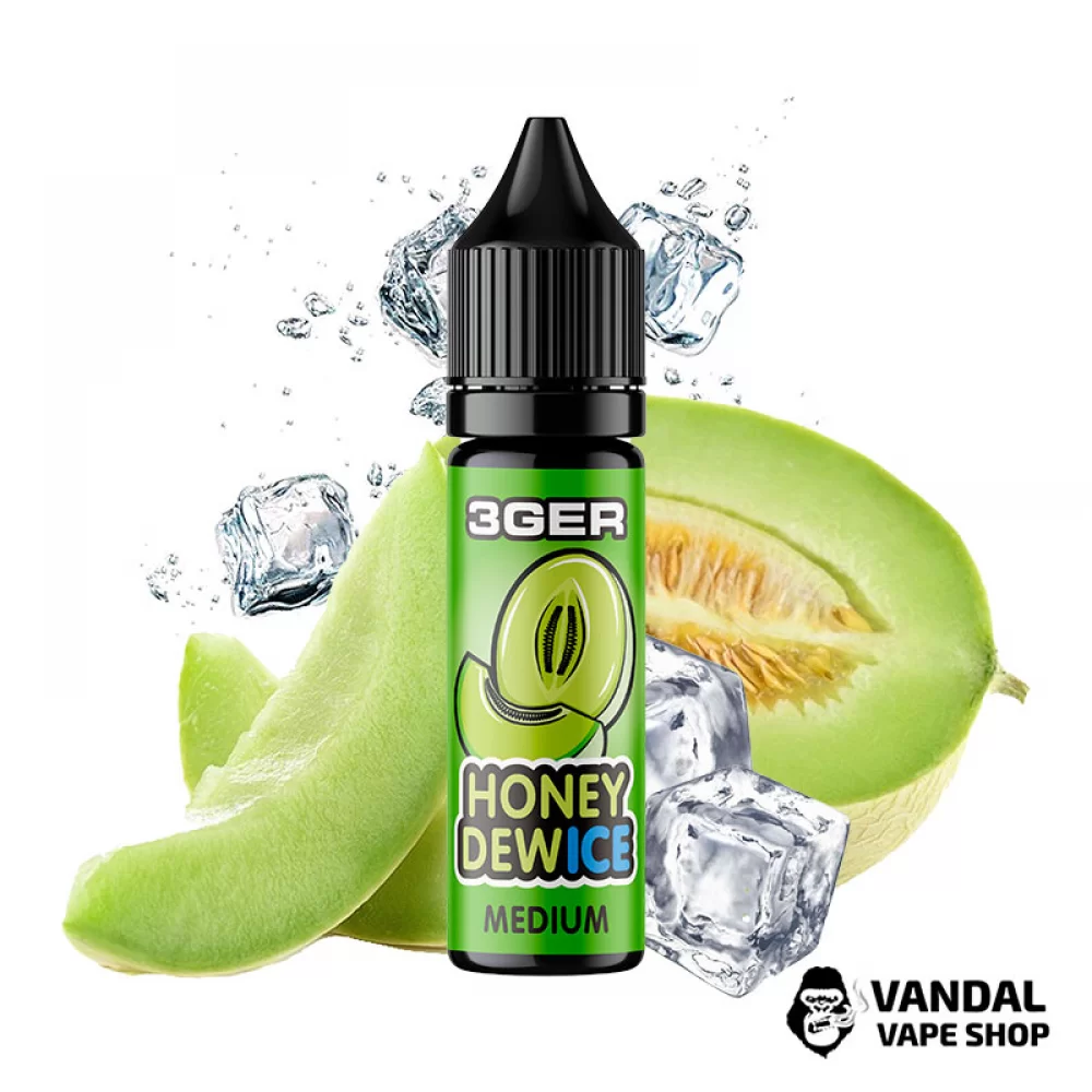 Жидкость 3Ger Salt 15 мл на солевом никотине 50 мг со вкусом дыни с холодком