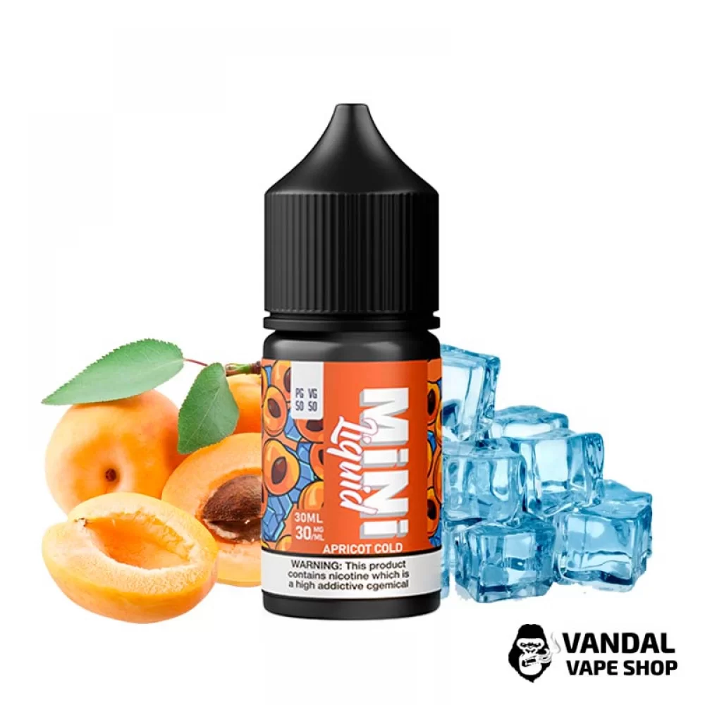 Жидкость Mini Liquid - 30 мл на солевом никотине 50 мг со вкусом абрикоса со льдом