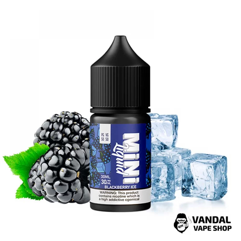 Рідина Mini Liquid - 30 мл на сольовому нікотині 50 мг зі смаком ожини з льодом