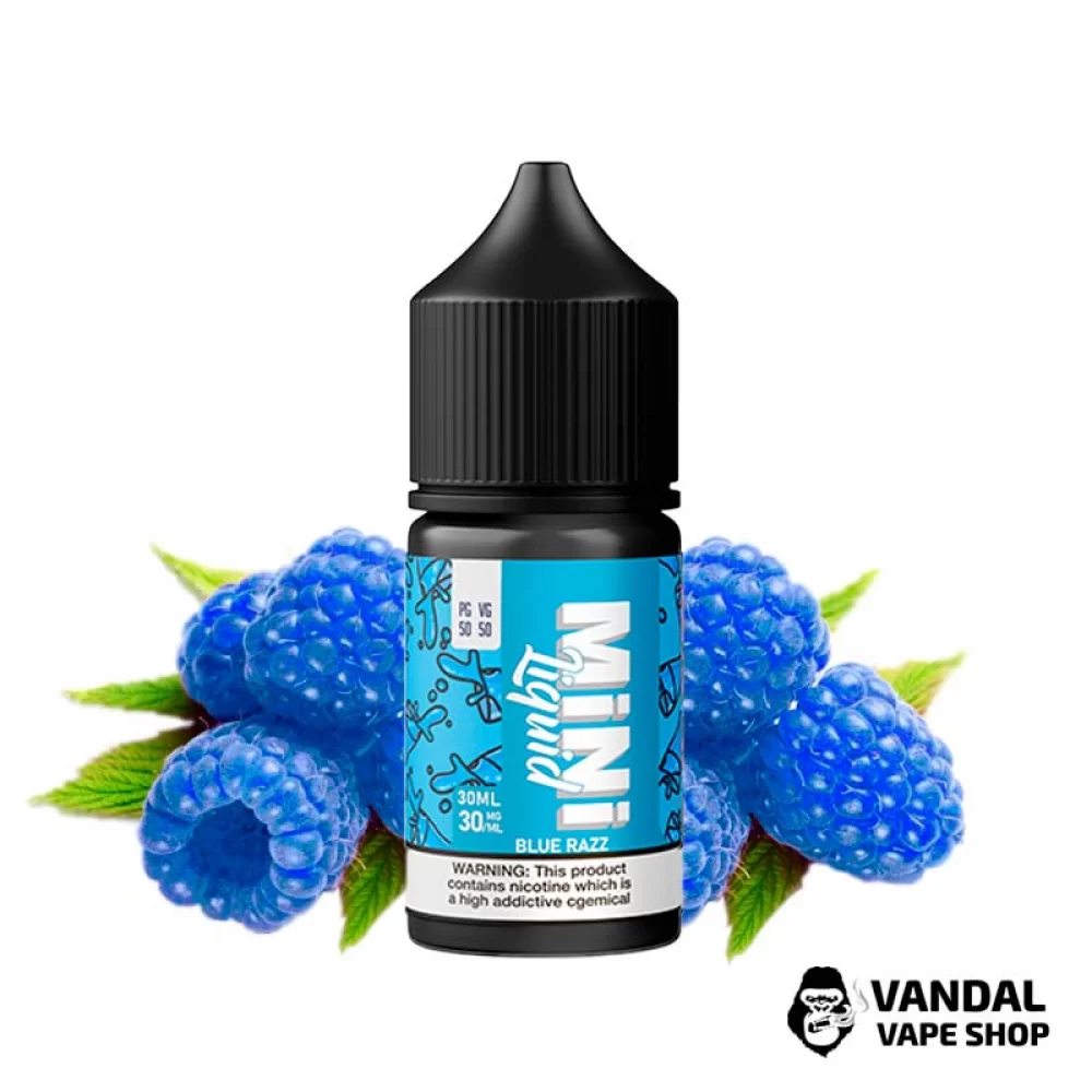 Жидкость Mini Liquid - 30 мл на солевом никотине 30 мг со вкусом голубой малины