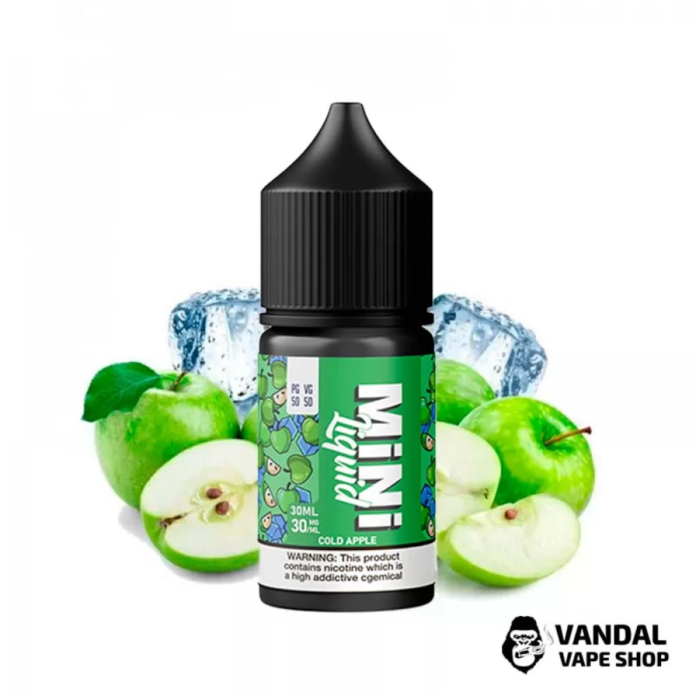 Рідина Mini Liquid - 30 мл на сольовому нікотині 30 мг зі смаком яблука з холодком