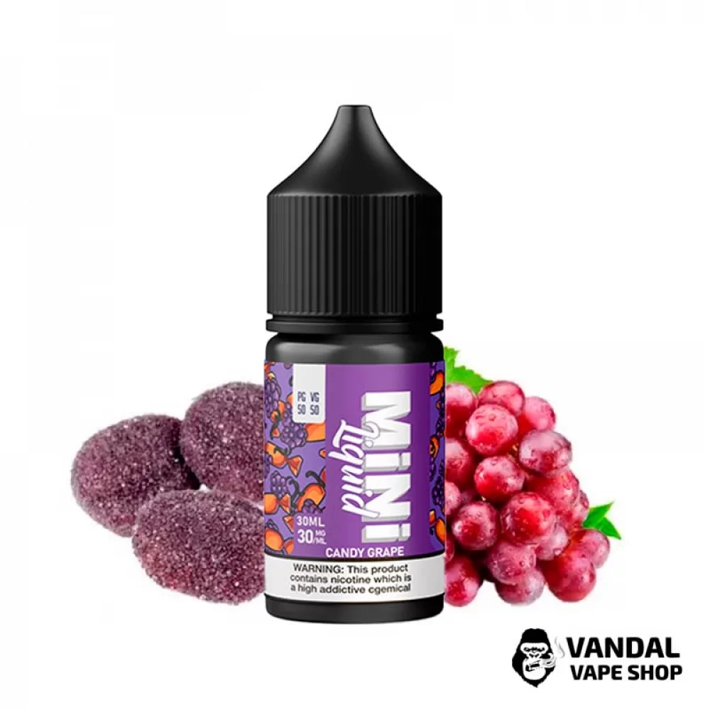 Жидкость Mini Liquid - 30 мл на солевом никотине 50 мг со вкусом виноградных конфет