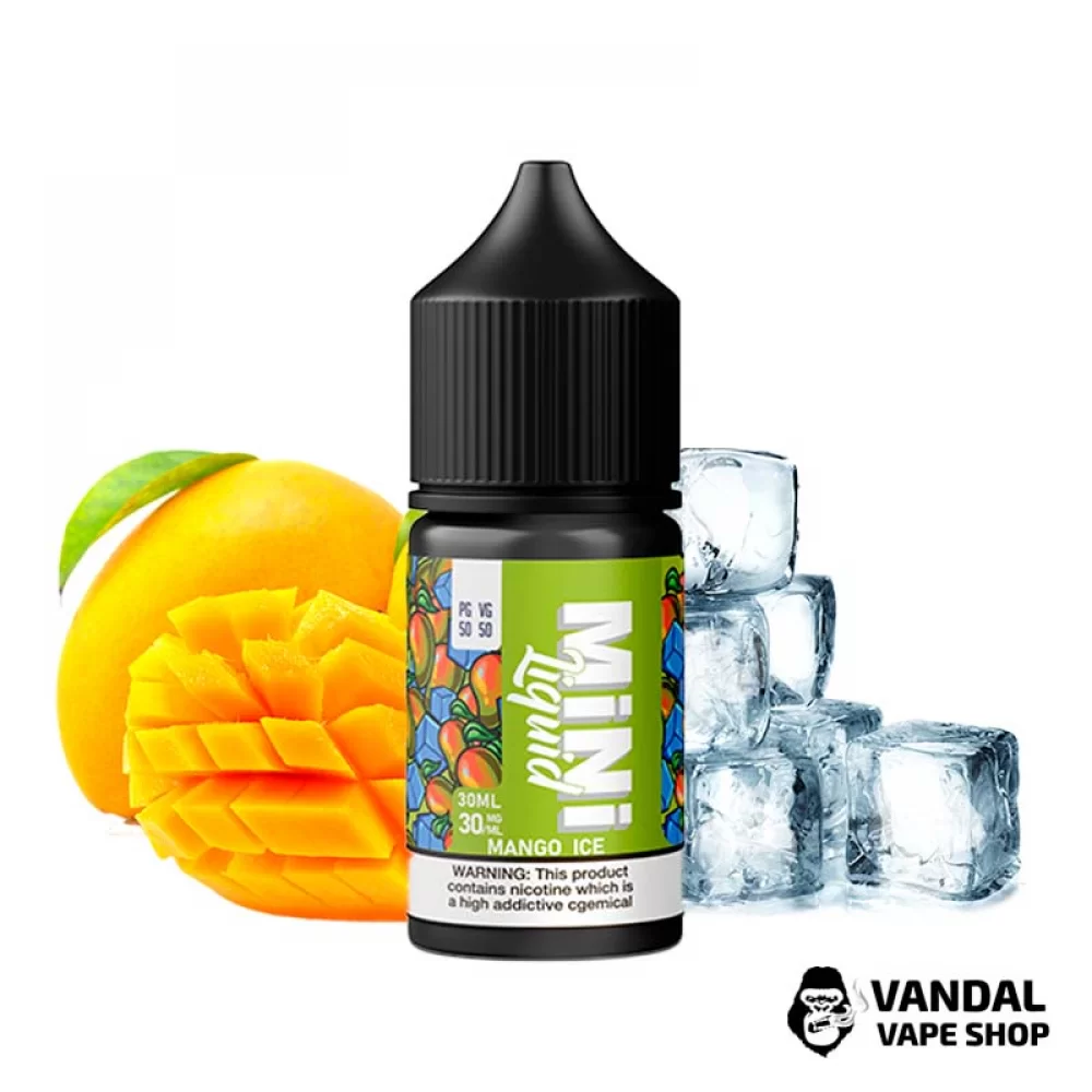 Жидкость Mini Liquid - 30 мл на солевом никотине 50 мг со вкусом манго с холодком