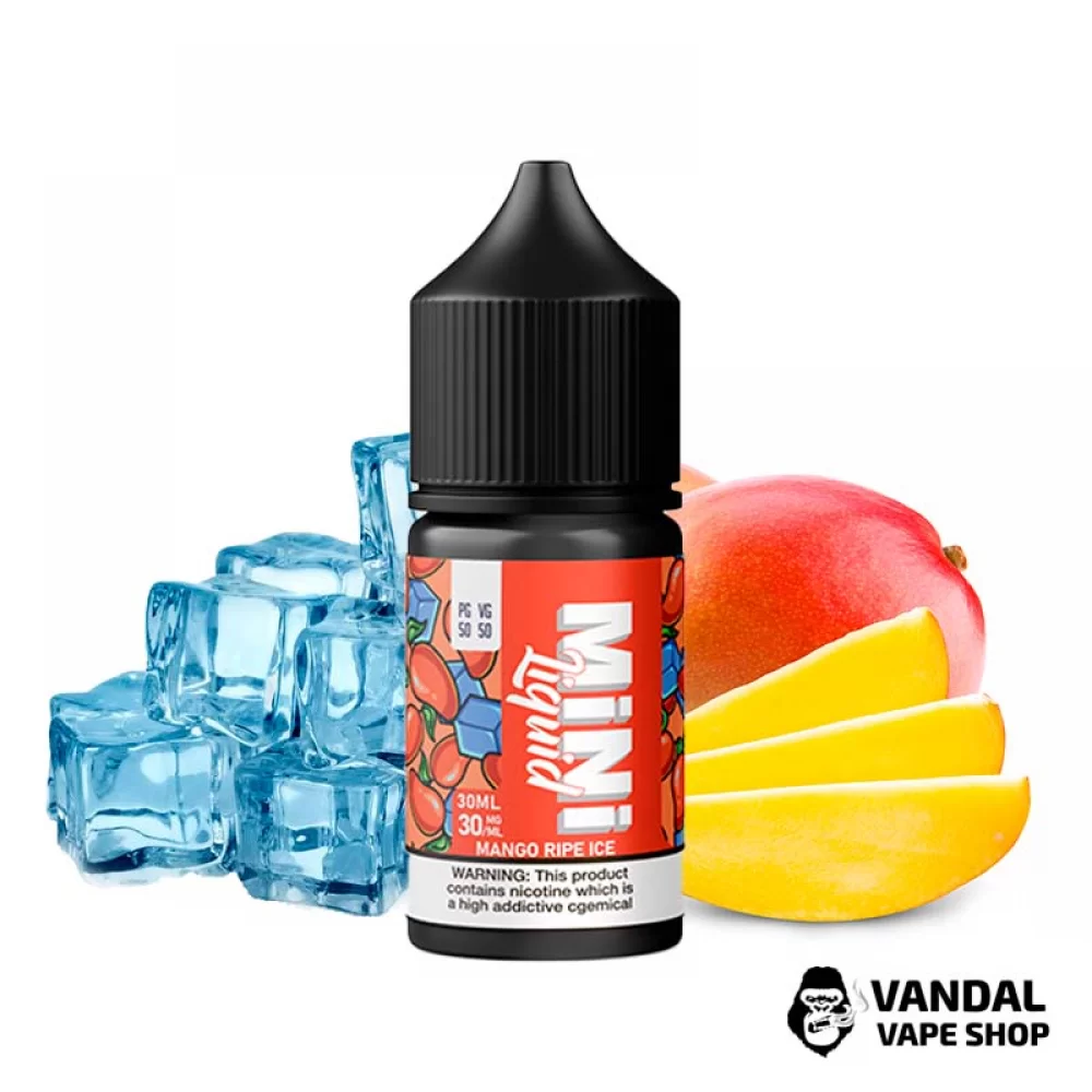 Рідина Mini Liquid - 30 мл на сольовому нікотині 30 мг зі смаком спілого манго з холодком