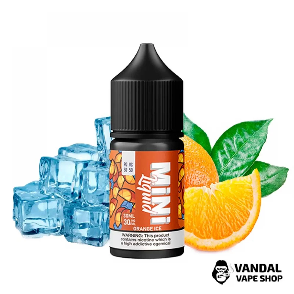 Жидкость Mini Liquid - 30 мл на солевом никотине 50 мг со вкусом апельсина с холодком
