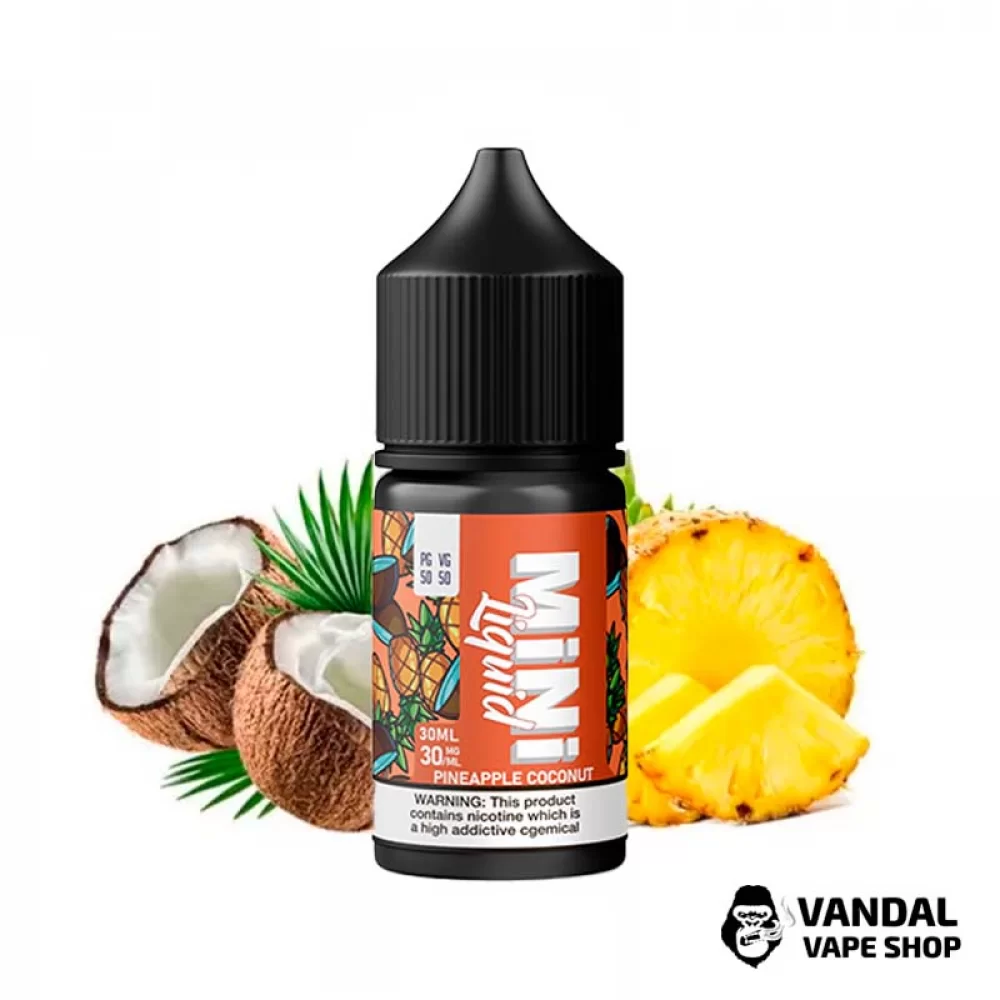 Жидкость Mini Liquid - 30 мл на солевом никотине 50 мг со вкусом ананаса и кокоса