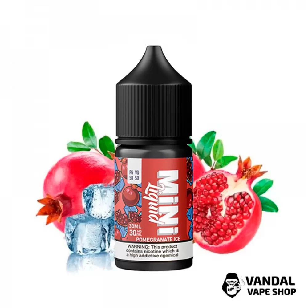 Жидкость Mini Liquid - 30 мл на солевом никотине 50 мг со вкусом граната с холодком