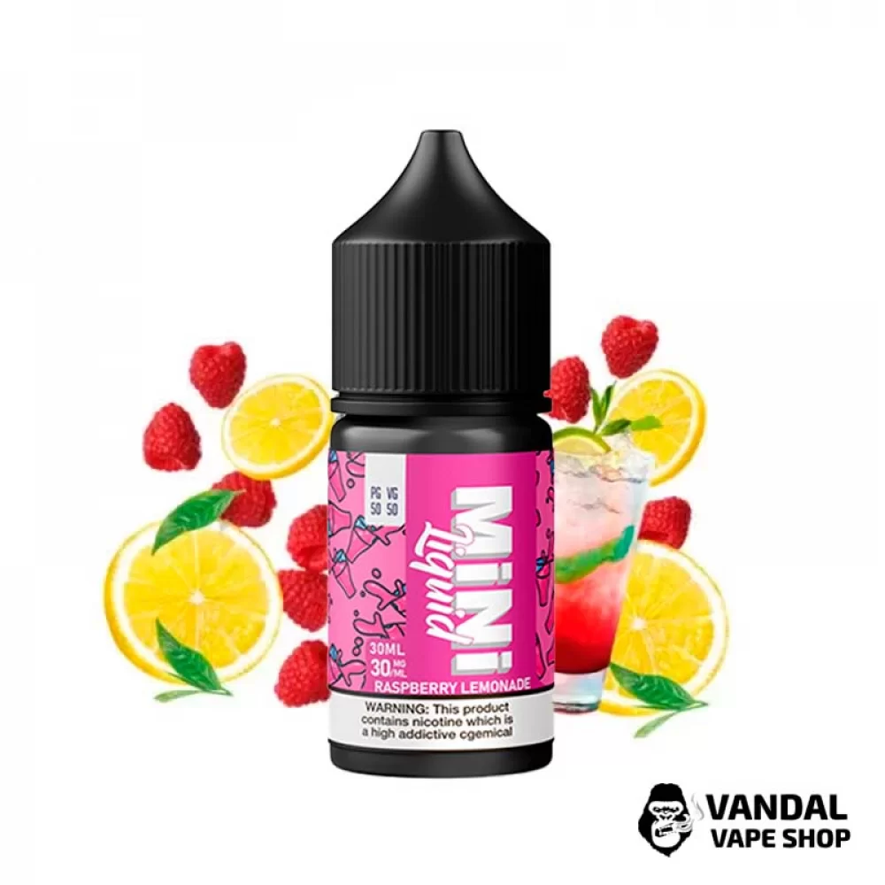 Рідина Mini Liquid - 30 мл на сольовому нікотині 50 мг зі смаком малинового лимонаду