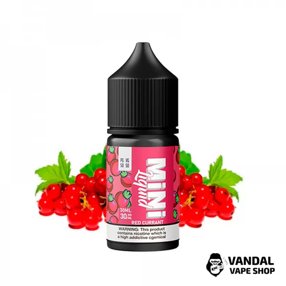 Рідина Mini Liquid - 30 мл на сольовому нікотині 50 мг зі смаком червоної смородини
