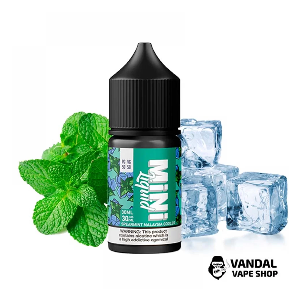 Жидкость Mini Liquid - 30 мл на солевом никотине 30 мг со вкусом малазийской мяты с холодком