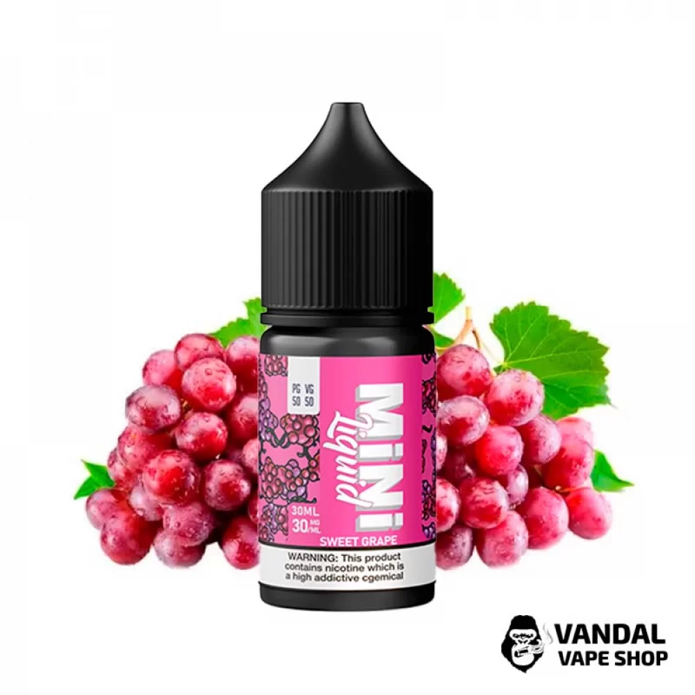Жидкость Mini Liquid - 30 мл на солевом никотине 30 мг со вкусом сладкого винограда