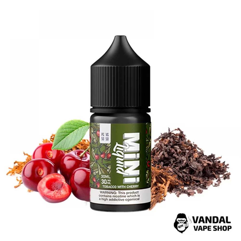 Рідина Mini Liquid - 30 мл на сольовому нікотині 50 мг зі смаком тютюну з вишнею