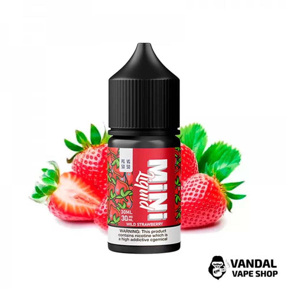 Жидкость Mini Liquid - 30 мл на солевом никотине 30 мг со вкусом дикой клубники
