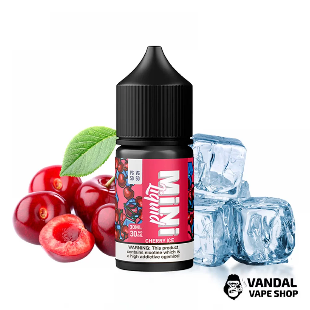 Жидкость Mini Liquid - 30 мл на солевом никотине 50 мг со вкусом вишни с холодком