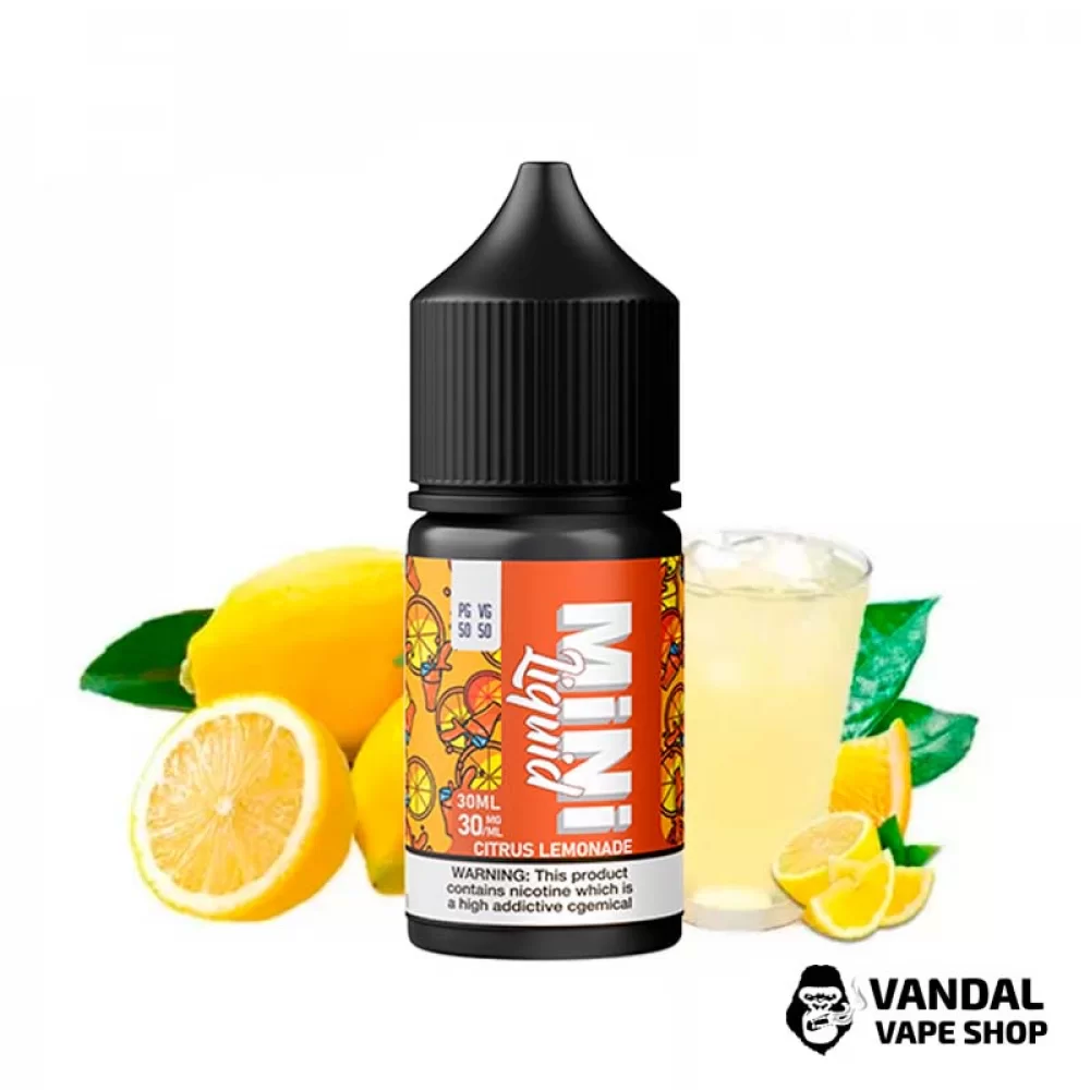 Жидкость Mini Liquid - 30 мл на солевом никотине 30 мг со вкусом цитрусового лимонада