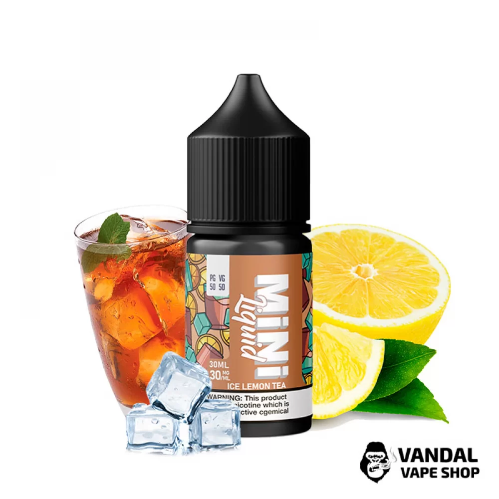 Жидкость Mini Liquid - 30 мл на солевом никотине 30 мг со вкусом лимонного чая с холодком