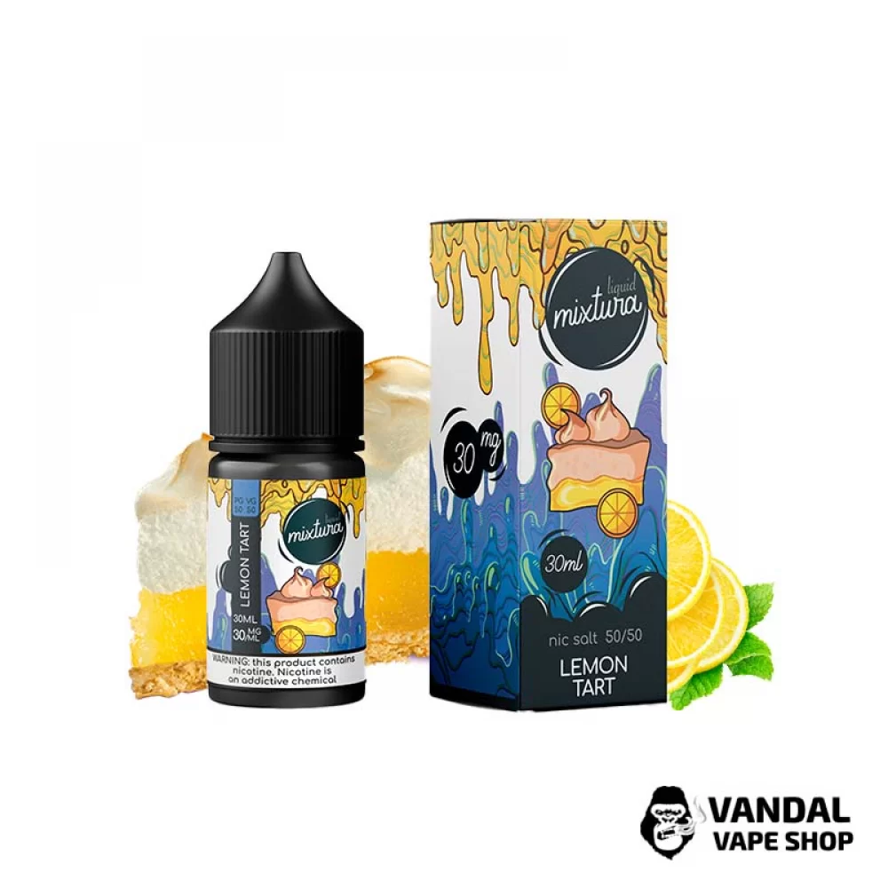 Рідина Mixtura 30 мл на сольовому нікотині 30 мг зі смаком лимонного пирога