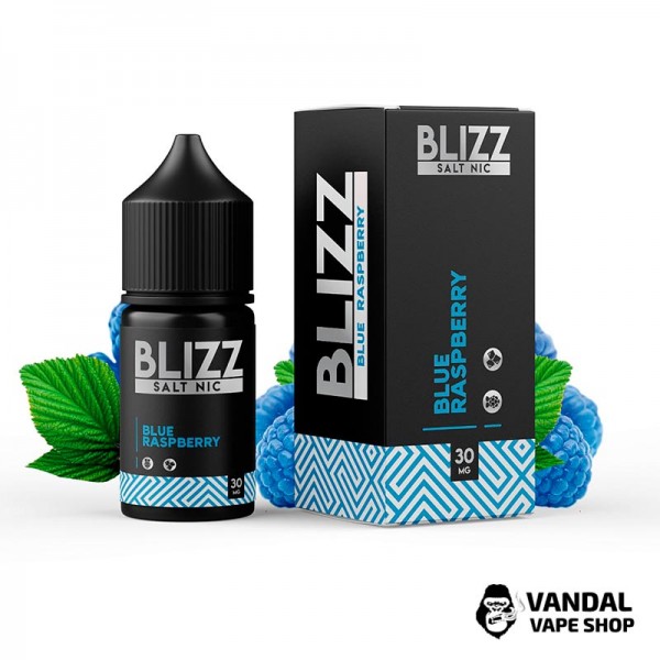 Рідина Blizz Salt 30 мл на сольовому нікотині 50 мг зі смаком блакитної малини
