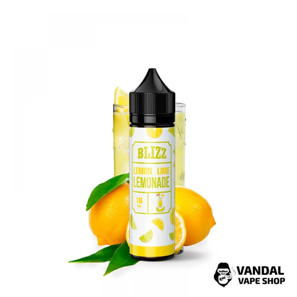 Жидкость Blizz 60 мл на органическом никотине 0 мг со вкусом лимонада на основе лимона и лайма