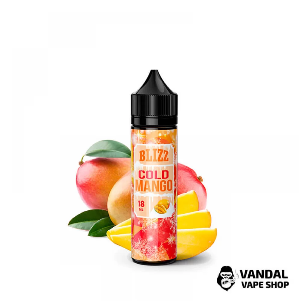 Жидкость Blizz 60 мл на органическом никотине 3 мг со вкусом манго с холодком Жидкость Blizz 60 мл на органическом никотине 3 мг со вкусом манго с холодком