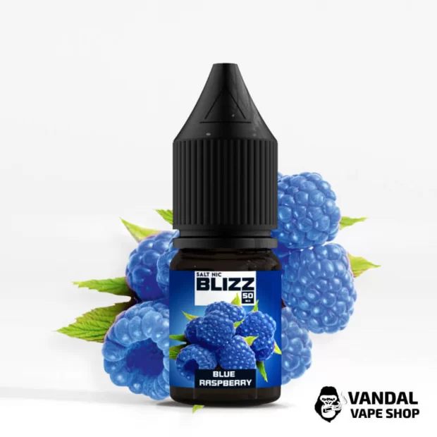 Рідина Blizz Salt 10 мл на сольовому нікотині 50 мг зі смаком блакитної малини