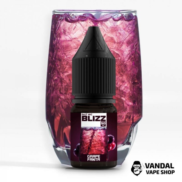 ЖИДКОСТЬ Blizz Salt 10 мл НА СОЛЕВОМ НИКОТИНЕ 25 мг со вкусом виноградной фанты