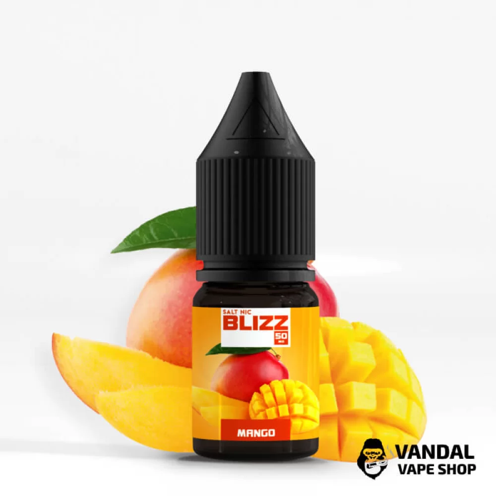ЖИДКОСТЬ Blizz Salt 10 мл НА СОЛЕВОМ НИКОТИНЕ 50 мг со вкусом манго ЖИДКОСТЬ Blizz Salt 10 мл НА СОЛЕВОМ НИКОТИНЕ 50 мг со вкусом манго