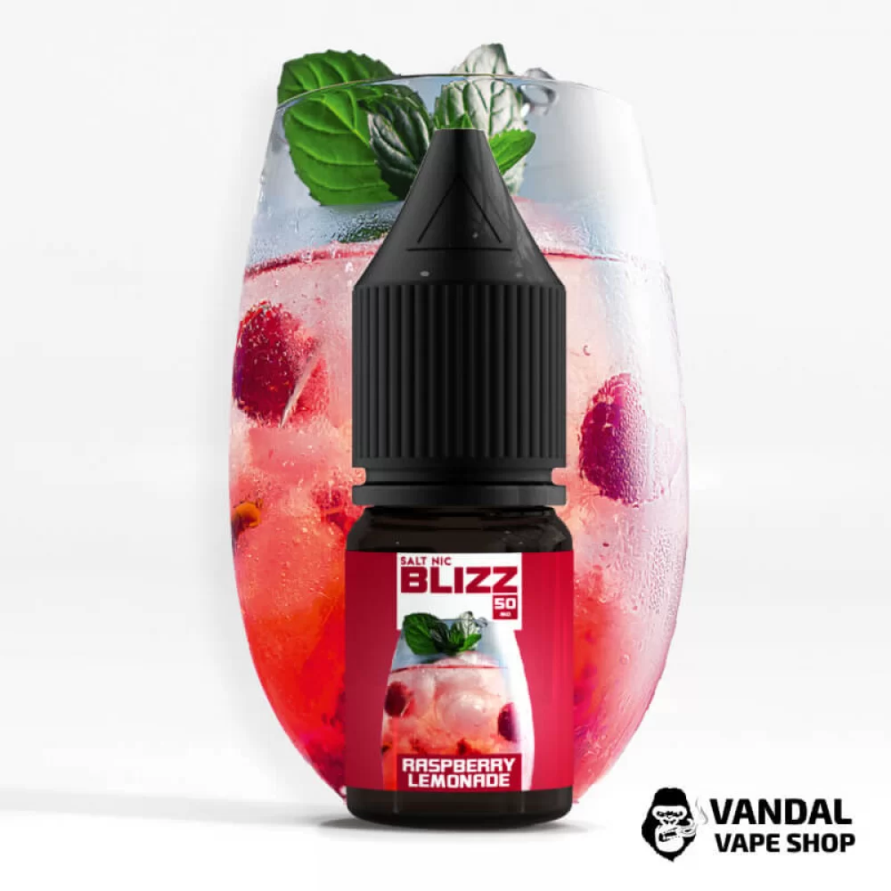 ЖИДКОСТЬ Blizz Salt 10 мл НА СОЛЕВОМ НИКОТИНЕ 25 мг со вкусом лимонада с малиной ЖИДКОСТЬ Blizz Salt 10 мл НА СОЛЕВОМ НИКОТИНЕ 25 мг со вкусом лимонада с малиной