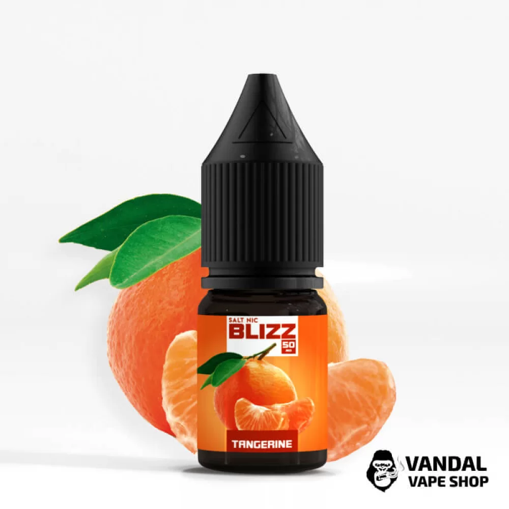 ЖИДКОСТЬ Blizz Salt 10 мл НА СОЛЕВОМ НИКОТИНЕ 25 мг со вкусом мандарина ЖИДКОСТЬ Blizz Salt 10 мл НА СОЛЕВОМ НИКОТИНЕ 25 мг со вкусом мандарина