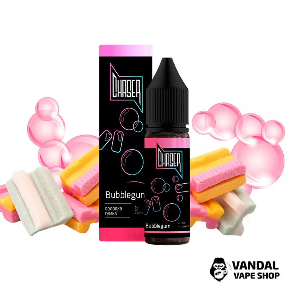 ЖИДКОСТЬ Chaser Salt 15 мл 50 мг НА СОЛЕВОМ НИКОТИНЕ СО ВКУСОМ жевательной резинки ЖИДКОСТЬ Chaser Salt 15 мл 50 мг НА СОЛЕВОМ НИКОТИНЕ СО ВКУСОМ жевательной резинки