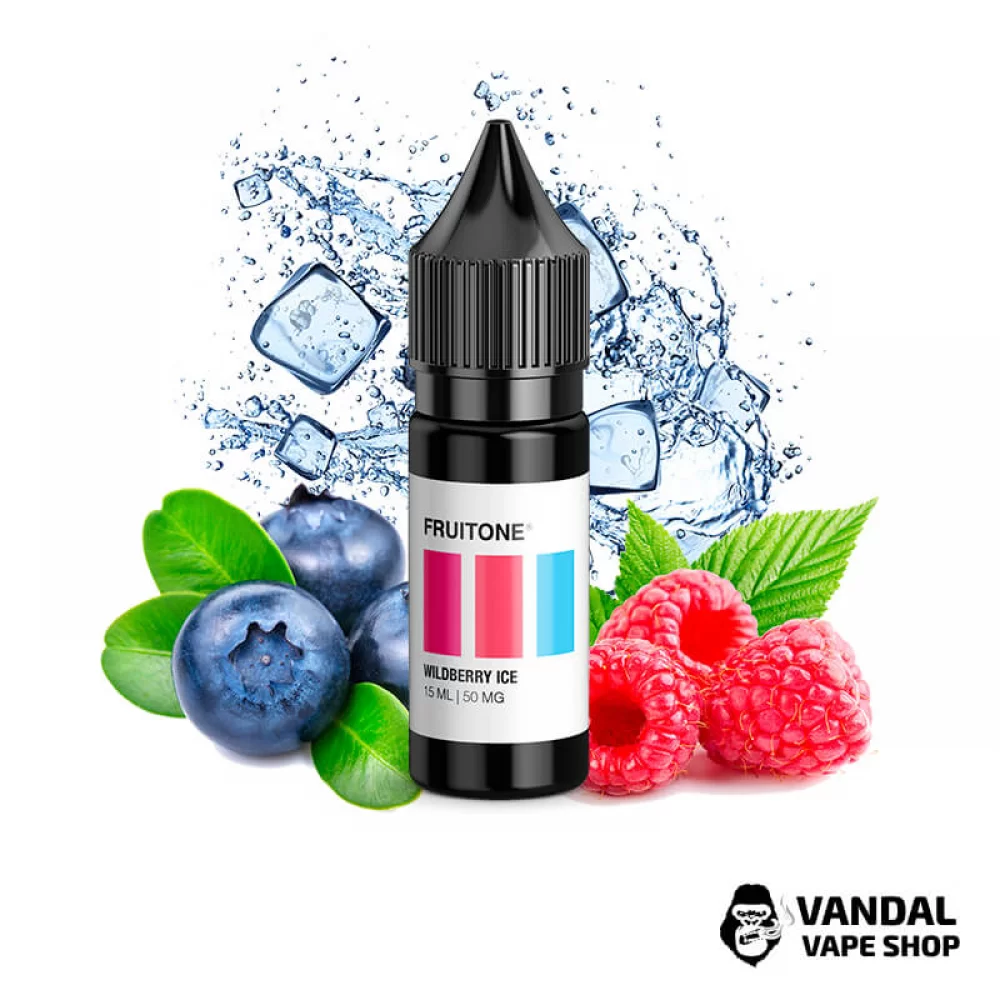 ЖИДКОСТЬ Fruitone 15мл НА СОЛЕВОМ НИКОТИНЕ 50 мг со вкусом лесных ягод со льдом ЖИДКОСТЬ Fruitone 15мл НА СОЛЕВОМ НИКОТИНЕ 50 мг со вкусом лесных ягод со льдом