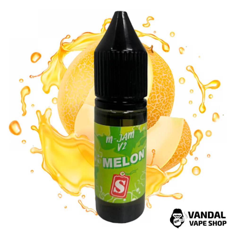 ЖИДКОСТЬ M-Jam V2 Salt 15 мл НА СОЛЕВОМ НИКОТИНЕ 40 мг со вкусом дыни ЖИДКОСТЬ M-Jam V2 Salt 15 мл НА СОЛЕВОМ НИКОТИНЕ 40 мг со вкусом дыни