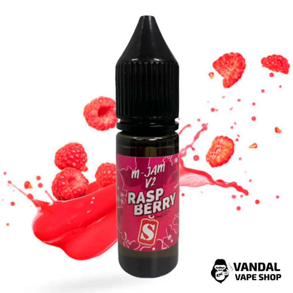 ЖИДКОСТЬ M-Jam V2 Salt 15 мл НА СОЛЕВОМ НИКОТИНЕ 40 мг со вкусом малины ЖИДКОСТЬ M-Jam V2 Salt 15 мл НА СОЛЕВОМ НИКОТИНЕ 40 мг со вкусом малины