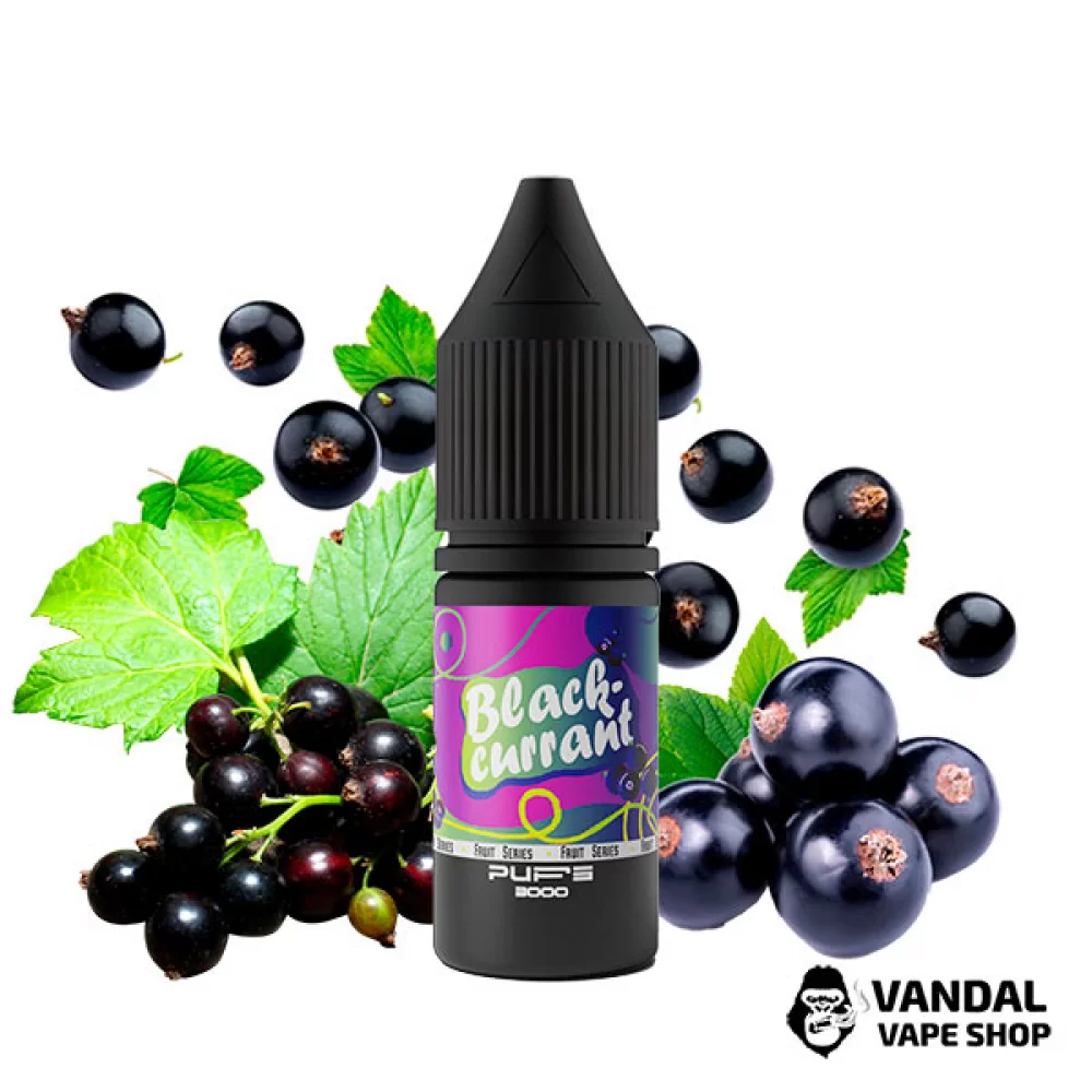 Жидкость PUFS 3000 10 мл 50 мг на солевом никотине со вкусом черной смородины Жидкость PUFS 3000 10 мл 50 мг на солевом никотине со вкусом черной смородины