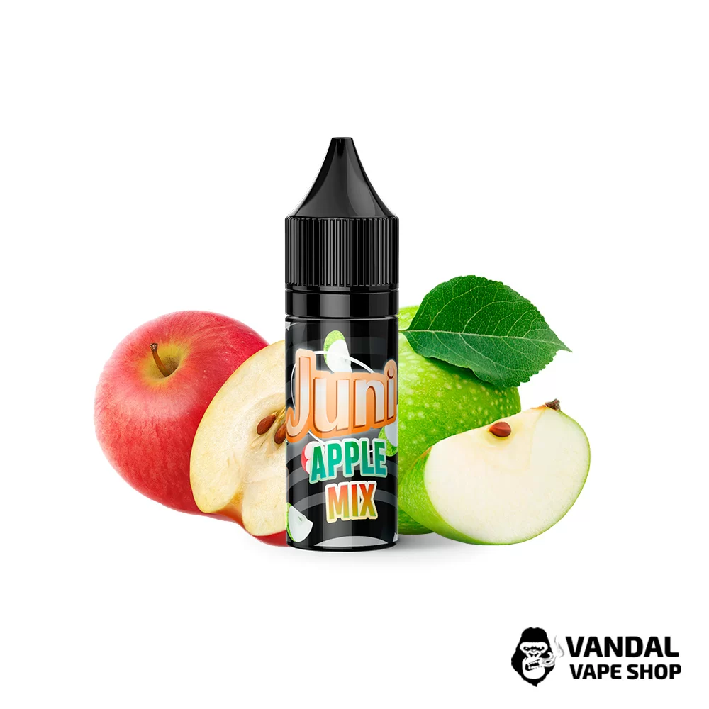 ЖИДКОСТЬ Juni Silver Ice 15 мл НА СОЛЕВОМ НИКОТИНЕ 50 мг со вкусом микса яблок ЖИДКОСТЬ Juni Silver Ice 15 мл НА СОЛЕВОМ НИКОТИНЕ 50 мг со вкусом микса яблок