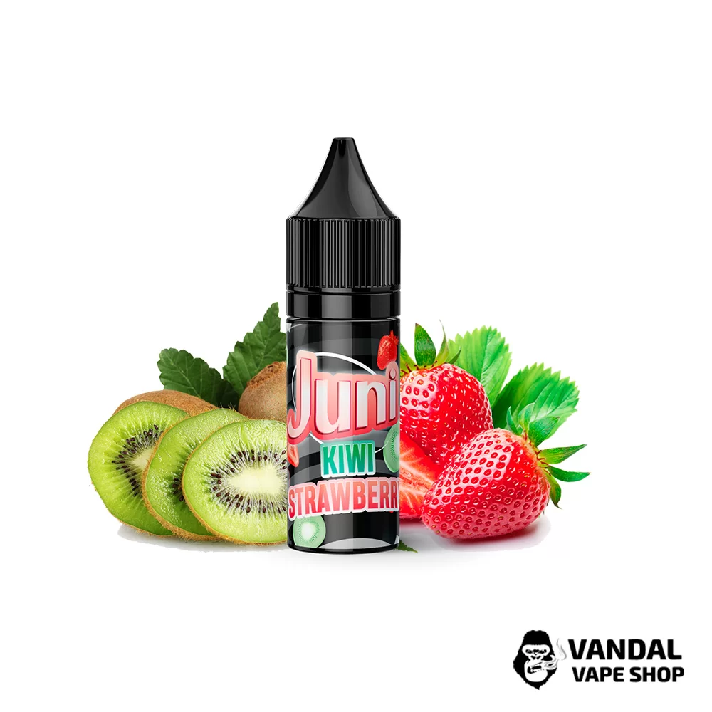 ЖИДКОСТЬ Juni Silver Ice 15 мл НА СОЛЕВОМ НИКОТИНЕ 30 мг со вкусом киви и клубники ЖИДКОСТЬ Juni Silver Ice 15 мл НА СОЛЕВОМ НИКОТИНЕ 30 мг со вкусом киви и клубники